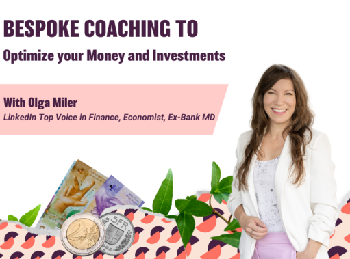 Olga with money and title